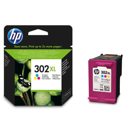 HP 302XL Tri-Colour Original High Capacity Ink Cartridge (F6U67AE)