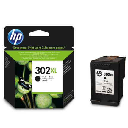HP 302XL Black Original High Capacity Ink Cartridge (F6U68AE)